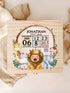 Safari Baby Memory Box – Personalized Jungle Birth Stats | Custom Photo & Name Keepsake  Etsy Title: